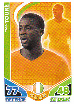 Yaya Toure Cote D'Ivoire 2010 World Cup Match Attax #148